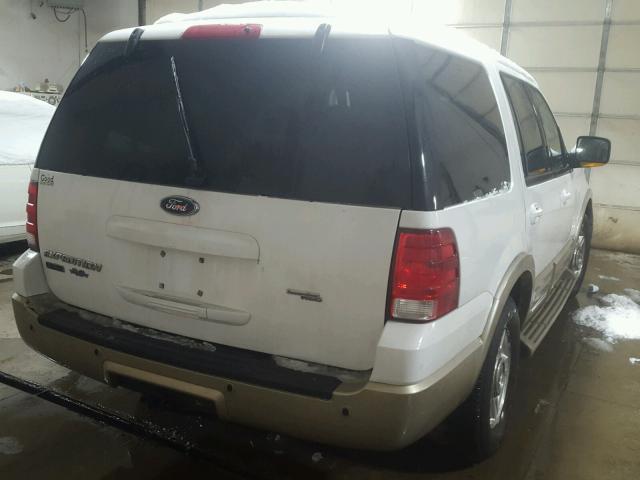 1FMFU18535LA47920 - 2005 FORD EXPEDITION WHITE photo 4