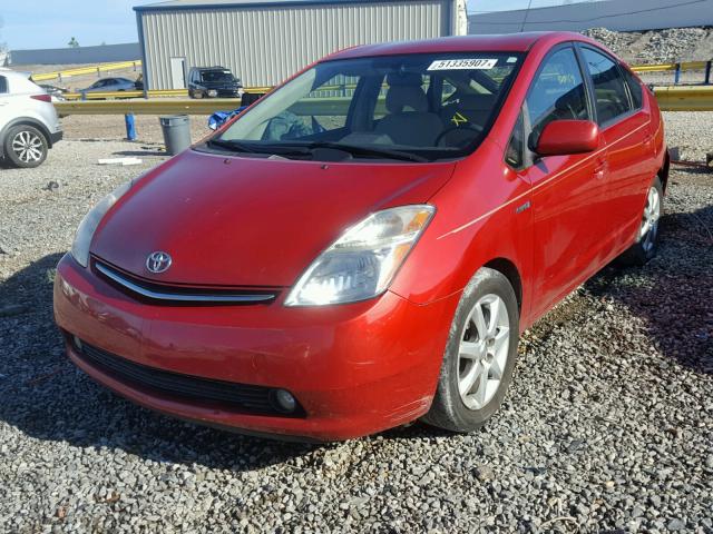 JTDKB20U783345456 - 2008 TOYOTA PRIUS RED photo 2