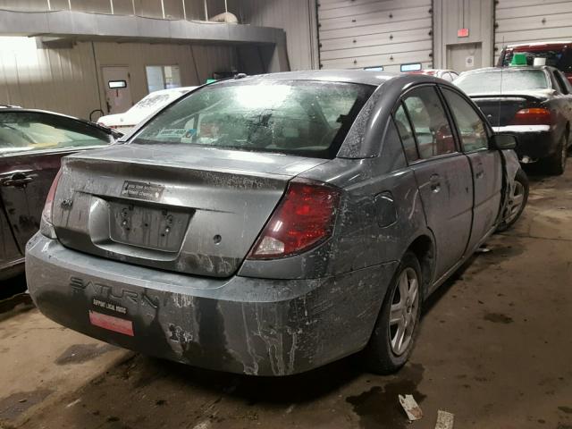 1G8AJ55F57Z168017 - 2007 SATURN ION LEVEL GRAY photo 4