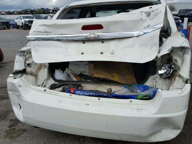 1G1ZS58F07F238776 - 2007 CHEVROLET MALIBU LS WHITE photo 9