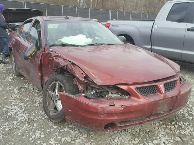 1G2NG52E83C160285 - 2003 PONTIAC GRAND AM S MAROON photo 1