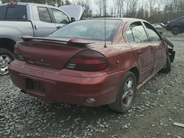 1G2NG52E83C160285 - 2003 PONTIAC GRAND AM S 栗色 照片 4