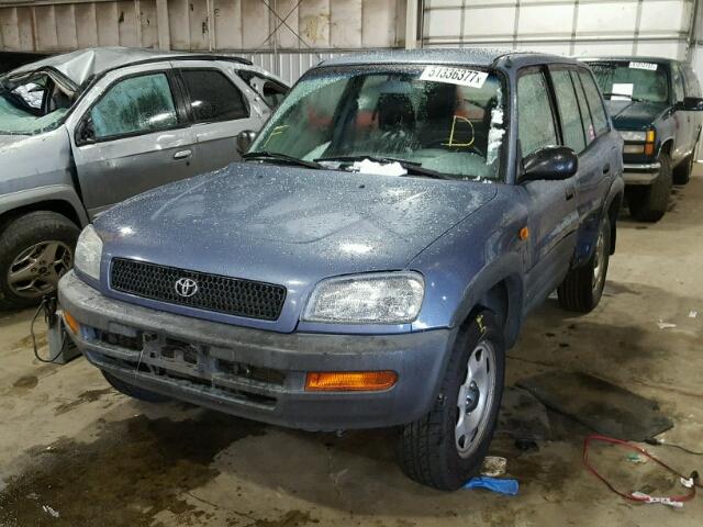 JT3HP10V0V0122739 - 1997 TOYOTA RAV4 BLUE photo 2