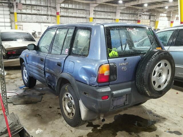 JT3HP10V0V0122739 - 1997 TOYOTA RAV4 BLUE photo 3