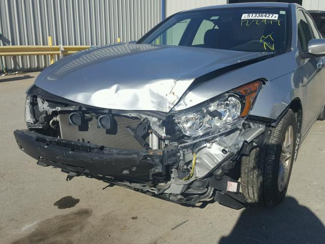 JHMCP26438C056344 - 2008 HONDA ACCORD LXP SILVER photo 9