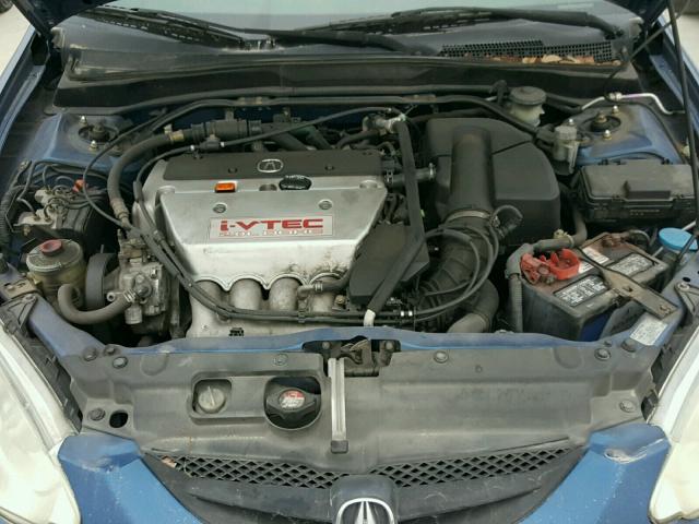 JH4DC53033C006460 - 2003 ACURA RSX TYPE-S BLUE photo 7