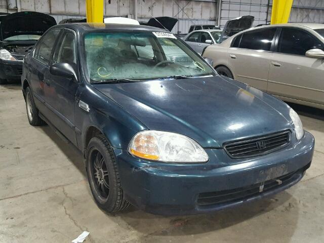 JHMEJ6624WS015921 - 1998 HONDA CIVIC DX GREEN photo 1