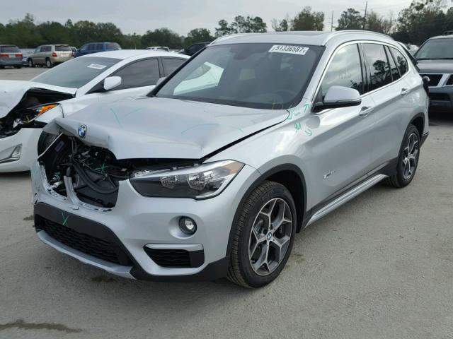 WBXHU7C36J5H39356 - 2018 BMW X1 SDRIVE2 SILVER photo 2