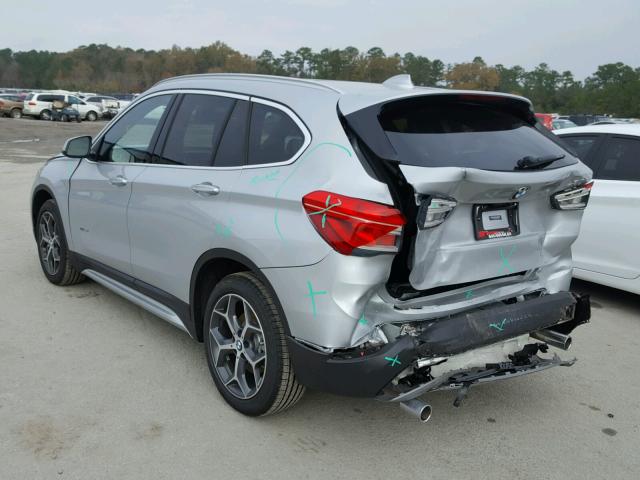 WBXHU7C36J5H39356 - 2018 BMW X1 SDRIVE2 SILVER photo 3