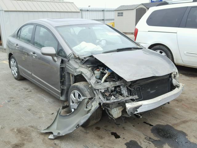 1HGFA168X6L045580 - 2006 HONDA CIVIC EX GRAY photo 1