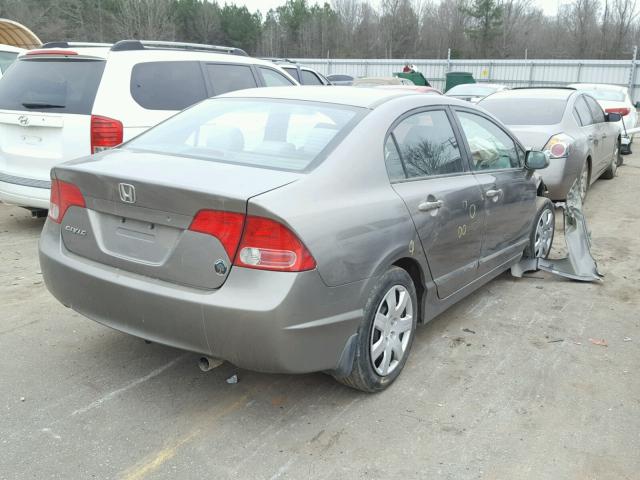 1HGFA168X6L045580 - 2006 HONDA CIVIC EX GRAY photo 4