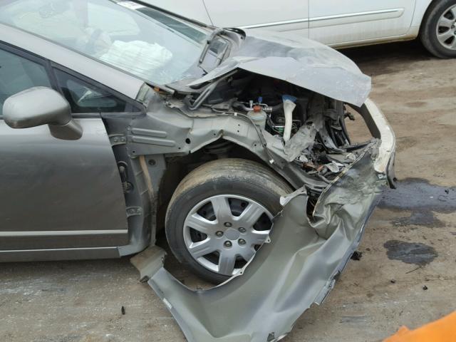 1HGFA168X6L045580 - 2006 HONDA CIVIC EX ნაცრისფერი ფოტო 9