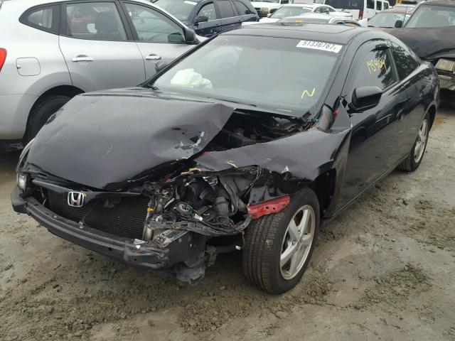 1HGCM71643A014643 - 2003 HONDA ACCORD EX BLACK photo 2