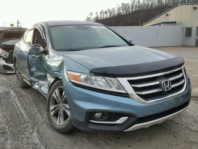 5J6TF2H55DL005961 - 2013 HONDA CROSSTOUR BLUE photo 1