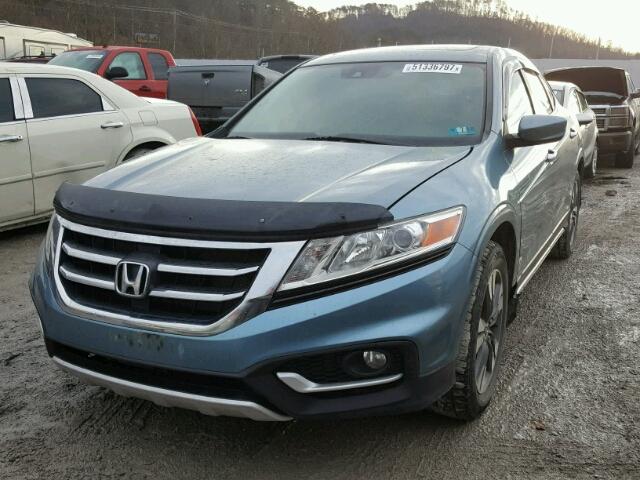 5J6TF2H55DL005961 - 2013 HONDA CROSSTOUR BLUE photo 2