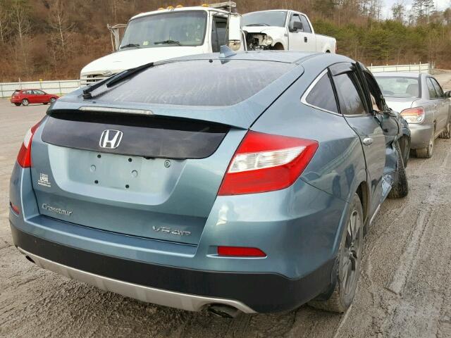 5J6TF2H55DL005961 - 2013 HONDA CROSSTOUR BLUE photo 4