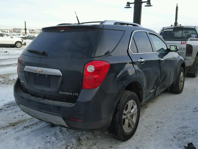 2GNFLGEK0C6313301 - 2012 CHEVROLET EQUINOX LT BLACK photo 4