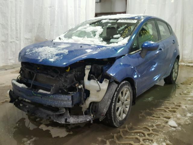 3FADP4EJ6BM108649 - 2011 FORD FIESTA SE BLUE photo 2