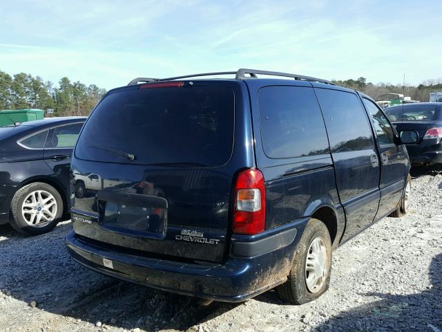 1GNDX03E32D119197 - 2002 CHEVROLET VENTURE BLUE photo 4