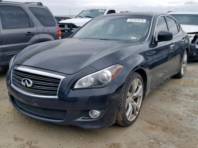 JN1AY1APXBM520574 - 2011 INFINITI M56 BLACK photo 2