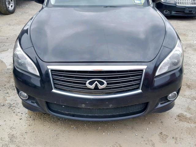 JN1AY1APXBM520574 - 2011 INFINITI M56 BLACK photo 9