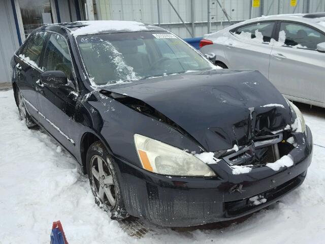 1HGCM567X4A162190 - 2004 HONDA ACCORD EX BLACK photo 1