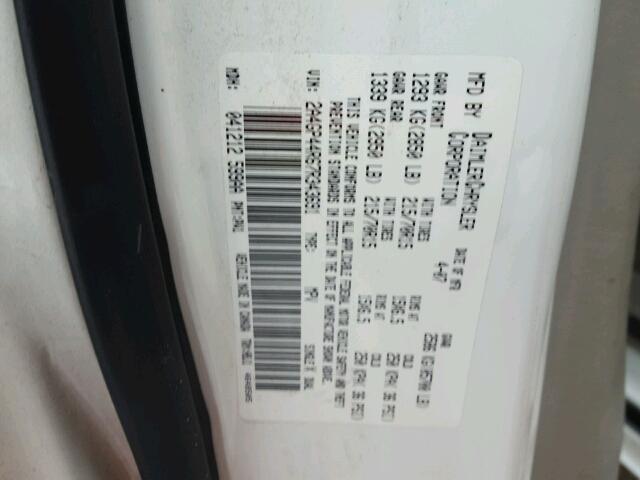 2A4GP44R67R343691 - 2007 CHRYSLER TOWN & COU WHITE photo 10