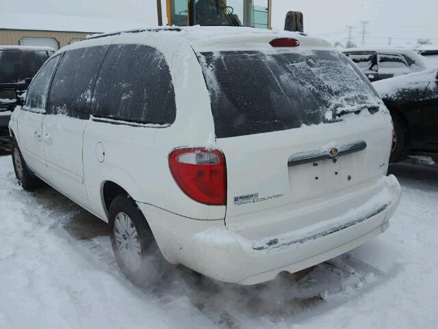 2A4GP44R67R343691 - 2007 CHRYSLER TOWN & COU WHITE photo 3