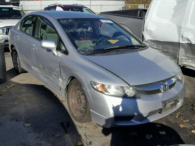 2HGFA1F59AH588494 - 2010 HONDA CIVIC LX SILVER photo 1