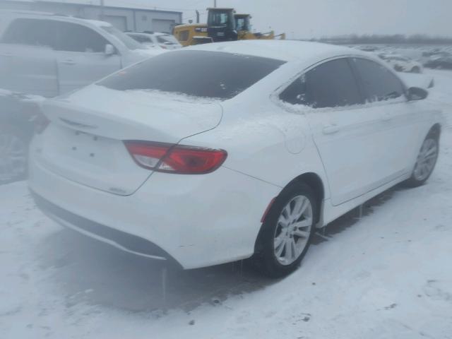 1C3CCCAB2FN681316 - 2015 CHRYSLER 200 LIMITE WHITE photo 4