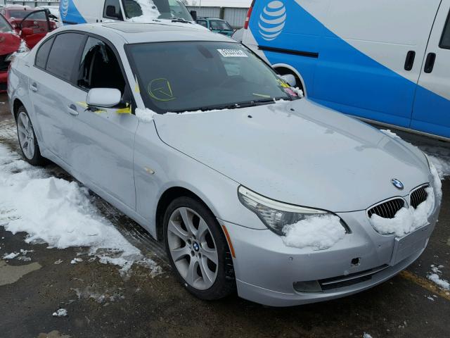 WBANV93518CZ67890 - 2008 BMW 535 XI SILVER photo 1