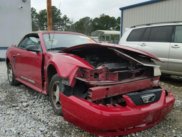 1FAFP4449YF294605 - 2000 FORD MUSTANG RED photo 1