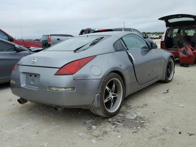 JN1AZ34E73T006708 - 2003 NISSAN 350Z COUPE GRAY photo 4