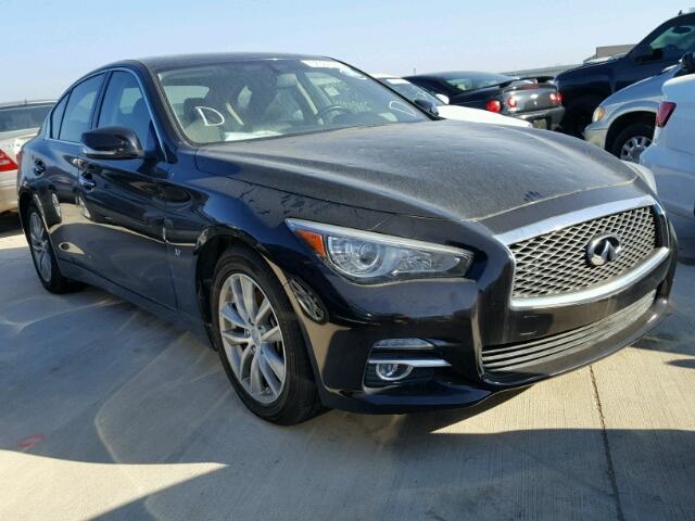 JN1BV7AP6EM670766 - 2014 INFINITI Q50 BASE Negro foto 1