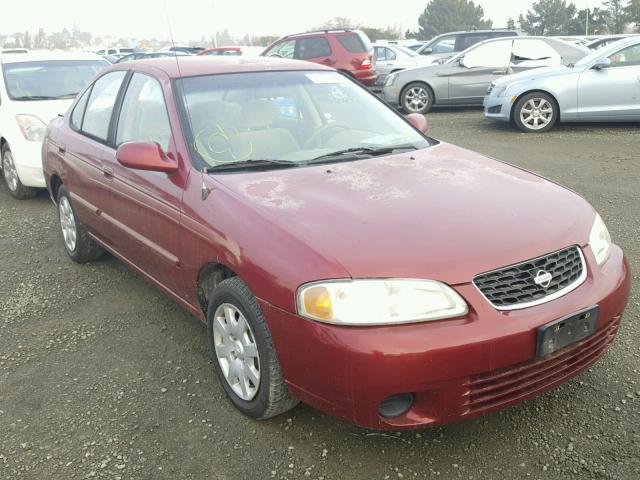 3N1CB51D61L488903 - 2001 NISSAN SENTRA XE RED photo 1