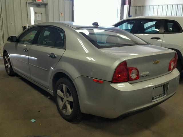 1G1ZC5EU2CF396756 - 2012 CHEVROLET MALIBU 1LT 银色 照片 3