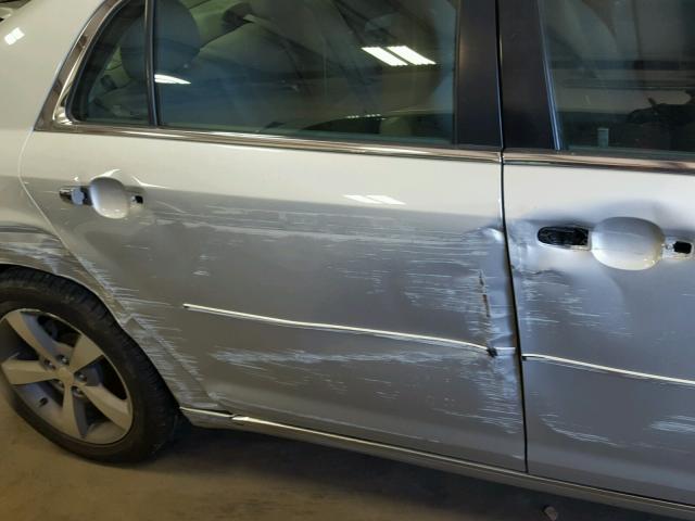 1G1ZC5EU2CF396756 - 2012 CHEVROLET MALIBU 1LT 银色 照片 9