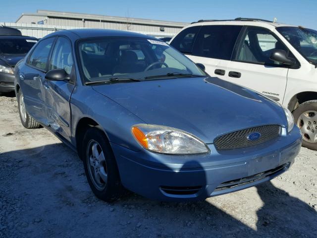 1FAFP53235A133245 - 2005 FORD TAURUS SE BLUE photo 1