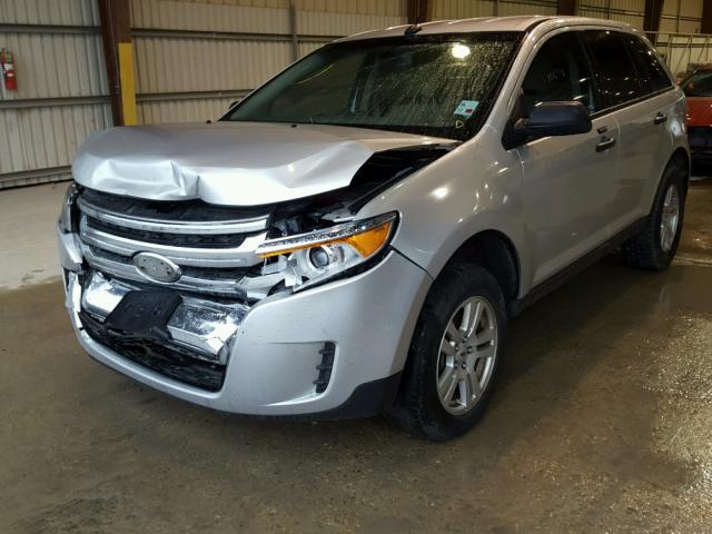 2FMDK3GC9CBA11509 - 2012 FORD EDGE SE SILVER photo 2