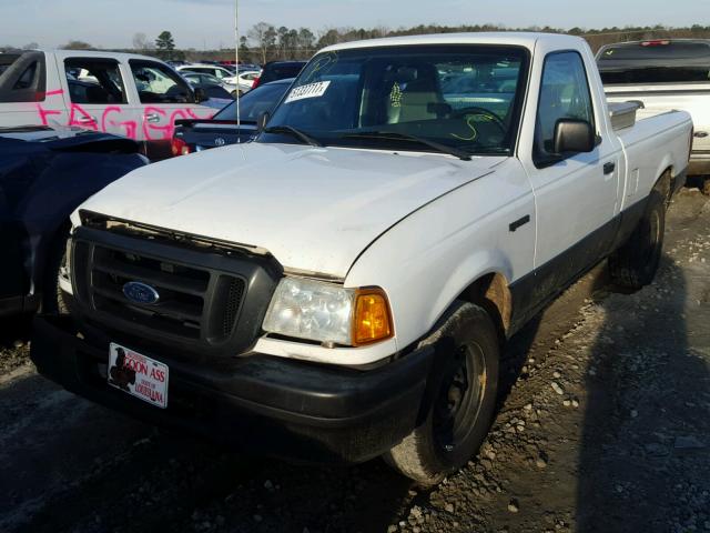 1FTYR10D24PA08065 - 2004 FORD RANGER WHITE photo 2