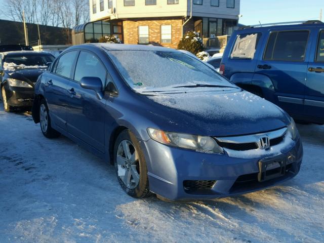 2HGFA1F61AH563209 - 2010 HONDA CIVIC BLUE photo 1