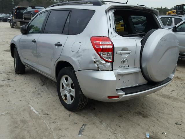 2T3BF4DV9BW120432 - 2011 TOYOTA RAV4 SILVER photo 3