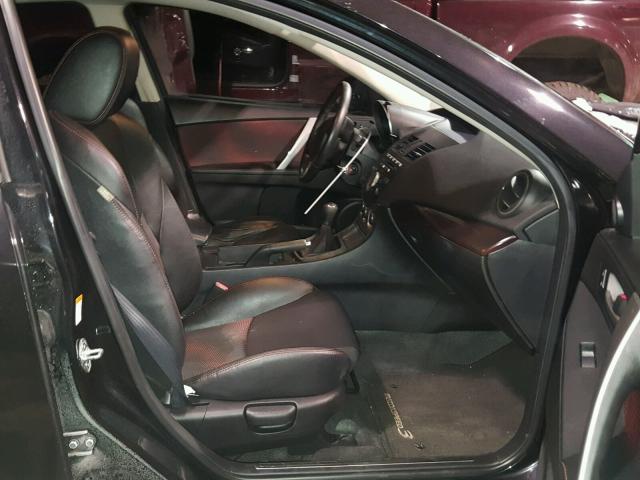 JM1BL1H3XA1346721 - 2010 MAZDA SPEED 3 BLACK photo 5