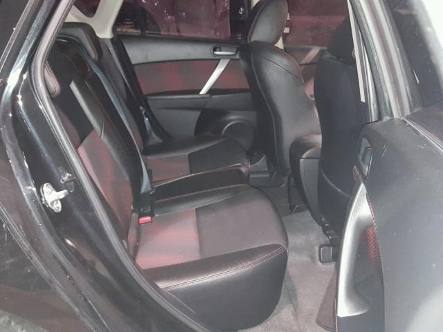 JM1BL1H3XA1346721 - 2010 MAZDA SPEED 3 BLACK photo 6
