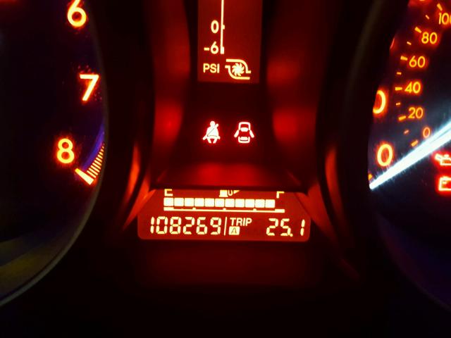 JM1BL1H3XA1346721 - 2010 MAZDA SPEED 3 BLACK photo 8