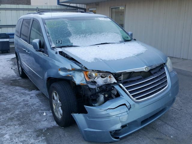 2A8HR54P98R776537 - 2008 CHRYSLER TOWN & COU BLUE photo 1