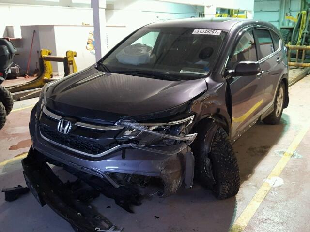 2HKRM4H56GH102368 - 2016 HONDA CR-V EX GRAY photo 2