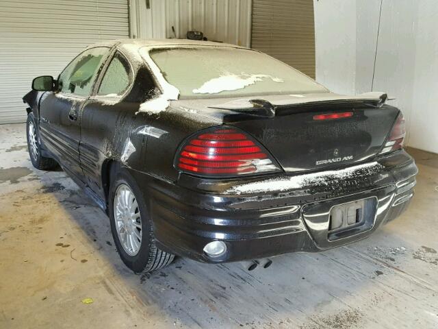 1G2NF12T31M583423 - 2001 PONTIAC GRAND AM S BLACK photo 3