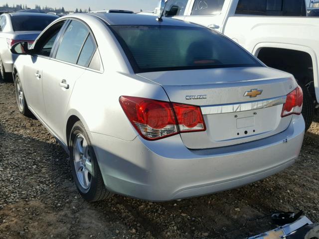 1G1PK5SB8E7395766 - 2014 CHEVROLET CRUZE LT SILVER photo 3