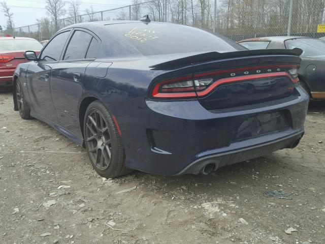 2C3CDXGJ5GH150012 - 2016 DODGE CHARGER R/ BLUE photo 3